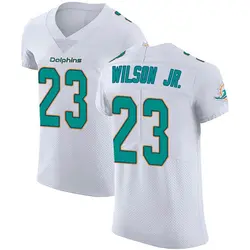 Nike Jeff Wilson Jr. Miami Dolphins Men's Elite White Vapor Untouchable Jersey