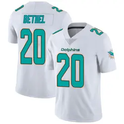 Nike Justin Bethel Miami Dolphins Youth White limited Vapor Untouchable Jersey