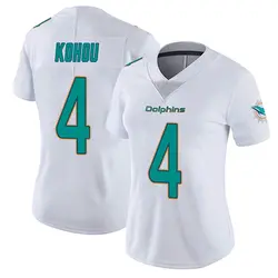 Nike Kader Kohou Miami Dolphins Women's White limited Vapor Untouchable Jersey