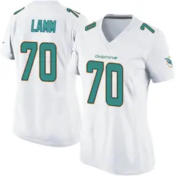 Nike Kendall Lamm Miami Dolphins Women's Game White Jersey