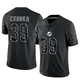 Nike Larry Csonka Miami Dolphins Men's Limited Black Reflective Jersey