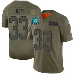 Nike Larry Hope Miami Dolphins Men's Limited Camo 2019 Salute to Service Jersey