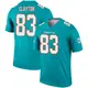 Nike Mark Clayton Miami Dolphins Youth Legend Aqua Inverted Jersey