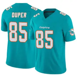 Nike Mark Duper Miami Dolphins Men's Limited Aqua Vapor F.U.S.E. Jersey