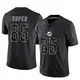 Nike Mark Duper Miami Dolphins Youth Limited Black Reflective Jersey