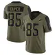 Nike Mark Duper Miami Dolphins Youth Limited Olive 2021 Salute To Service Jersey