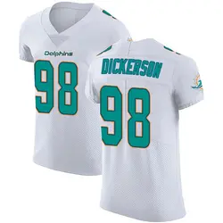 Nike Matt Dickerson Miami Dolphins Men's Elite White Vapor Untouchable Jersey