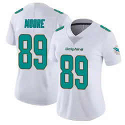 Nike Nat Moore Miami Dolphins Women's White limited Vapor Untouchable Jersey