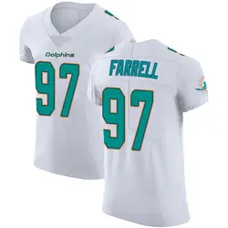 Nike Neil Farrell Miami Dolphins Men's Elite White Vapor Untouchable Jersey