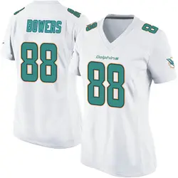 Nike Nick Bowers Miami Dolphins Women's Game White Jersey