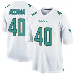 Nike Nik Needham Miami Dolphins Youth Game White Jersey