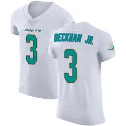 Nike Odell Beckham Jr. Miami Dolphins Men's Elite White Vapor Untouchable Jersey