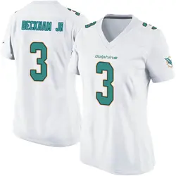 Nike Odell Beckham Jr. Miami Dolphins Women's Game White Jersey