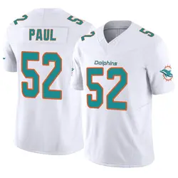 Nike Patrick Paul Miami Dolphins Men's Limited White Vapor F.U.S.E. Jersey