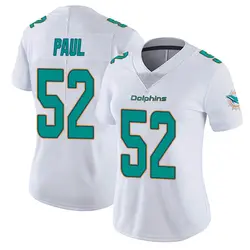 Nike Patrick Paul Miami Dolphins Women's White limited Vapor Untouchable Jersey