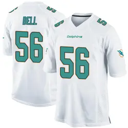 Nike Quinton Bell Miami Dolphins Men's Game White Jersey