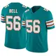 Nike Quinton Bell Miami Dolphins Men's Limited Aqua Alternate Vapor F.U.S.E. Jersey