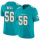 Nike Quinton Bell Miami Dolphins Men's Limited Aqua Vapor F.U.S.E. Jersey