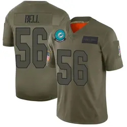 Nike Quinton Bell Miami Dolphins Men's Limited Camo 2019 Salute to Service Jersey