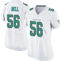 Nike Quinton Bell Miami Dolphins Women's Game White Jersey