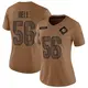 Nike Quinton Bell Miami Dolphins Women's Limited Brown 2023 Salute To Service Jersey