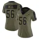 Nike Quinton Bell Miami Dolphins Women's Limited Olive 2021 Salute To Service Jersey