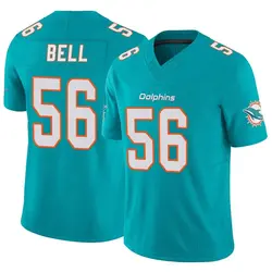 Nike Quinton Bell Miami Dolphins Youth Limited Aqua Vapor F.U.S.E. Jersey