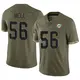 Nike Quinton Bell Miami Dolphins Youth Limited Olive 2022 Salute To Service Jersey