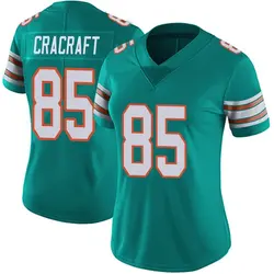 Nike River Cracraft Miami Dolphins Women's Limited Aqua Alternate Vapor Untouchable Jersey