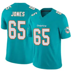 Nike Robert Jones Miami Dolphins Men's Limited Aqua Vapor F.U.S.E. Jersey