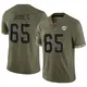 Nike Robert Jones Miami Dolphins Men's Limited Olive 2022 Salute To Service Jersey