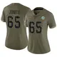 Nike Robert Jones Miami Dolphins Women's Limited Olive 2022 Salute To Service Jersey