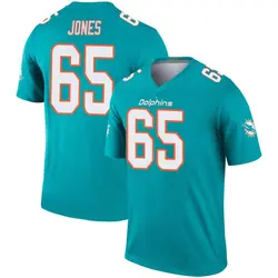 Nike Robert Jones Miami Dolphins Youth Legend Aqua Jersey