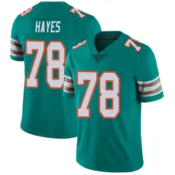 Nike Ryan Hayes Miami Dolphins Men's Limited Aqua Alternate Vapor Untouchable Jersey