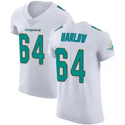 Nike Sean Harlow Miami Dolphins Men's Elite White Vapor Untouchable Jersey