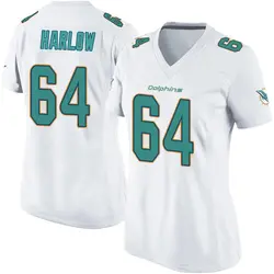 Nike Sean Harlow Miami Dolphins Women's Game White Jersey