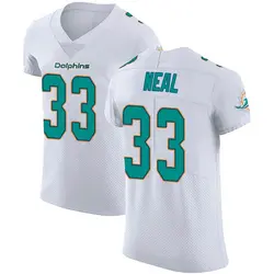 Nike Siran Neal Miami Dolphins Men's Elite White Vapor Untouchable Jersey