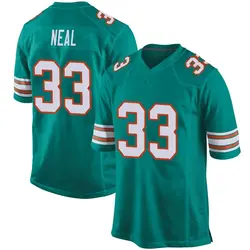 Nike Siran Neal Miami Dolphins Men's Game Aqua Alternate Jersey