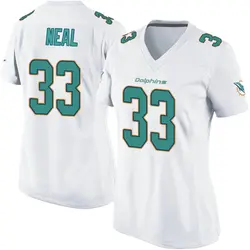 Nike Siran Neal Miami Dolphins Women's Game White Jersey