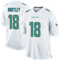 Nike Tyler Huntley Miami Dolphins Youth Game White Jersey