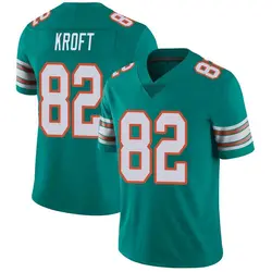 Nike Tyler Kroft Miami Dolphins Men's Limited Aqua Alternate Vapor Untouchable Jersey