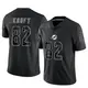 Nike Tyler Kroft Miami Dolphins Men's Limited Black Reflective Jersey