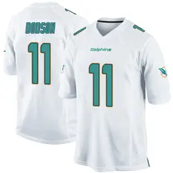 Nike Tyrel Dodson Miami Dolphins Men's Game White Jersey