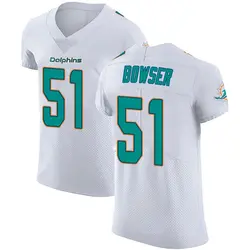 Nike Tyus Bowser Miami Dolphins Men's Elite White Vapor Untouchable Jersey