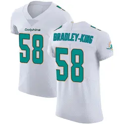 Nike William Bradley-King Miami Dolphins Men's Elite White Vapor Untouchable Jersey