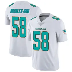 Nike William Bradley-King Miami Dolphins Youth White limited Vapor Untouchable Jersey