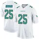 Nike Xavien Howard Miami Dolphins Men's Game White Jersey