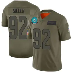 Nike Zach Sieler Miami Dolphins Men's Limited Camo 2019 Salute to Service Jersey