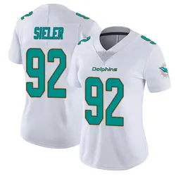 Nike Zach Sieler Miami Dolphins Women's White limited Vapor Untouchable Jersey